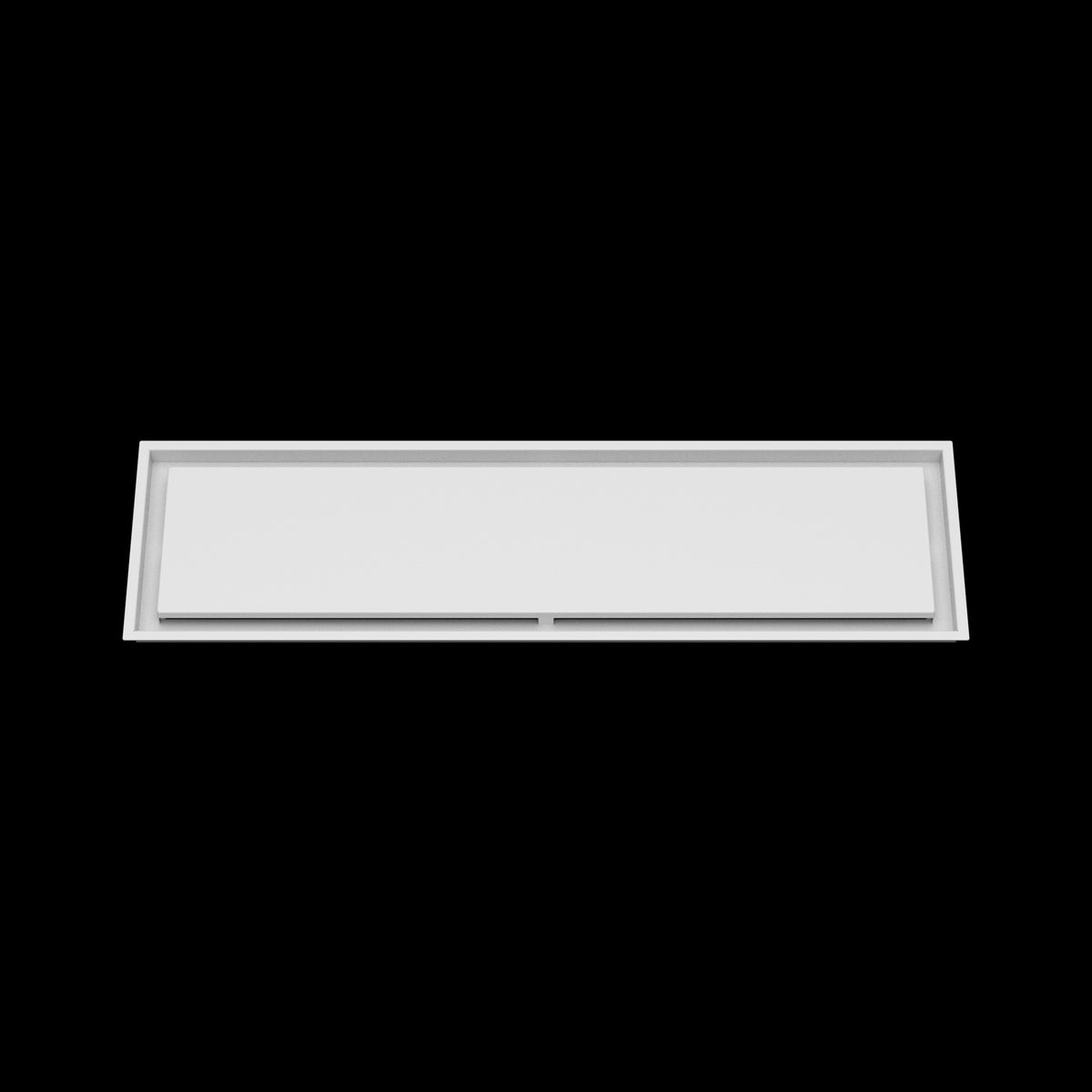 11x41 ceiling vent cover, front view