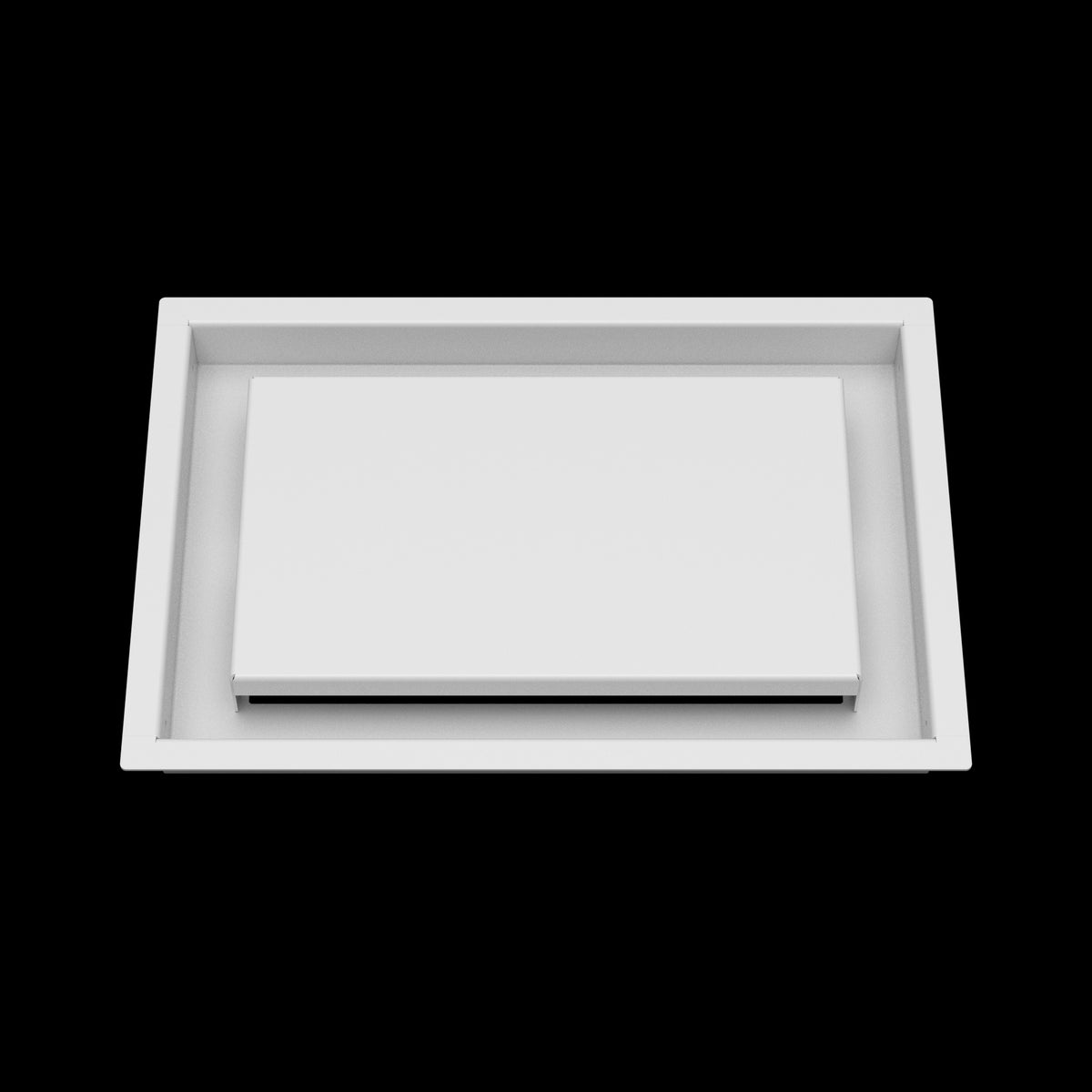 8x12 ceiling vent cover, front view