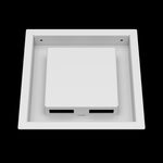 7x7 ceiling vent cover, front view