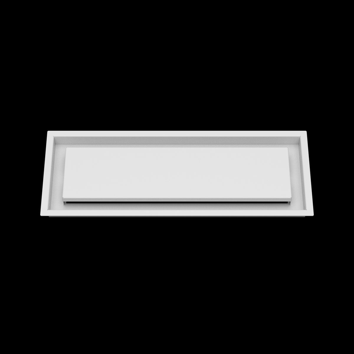 7x20 ceiling vent cover, front view