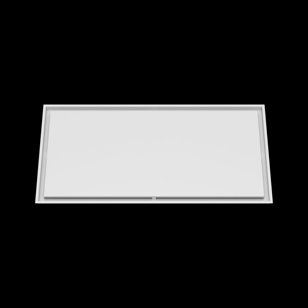 23x46 ceiling vent cover, front view
