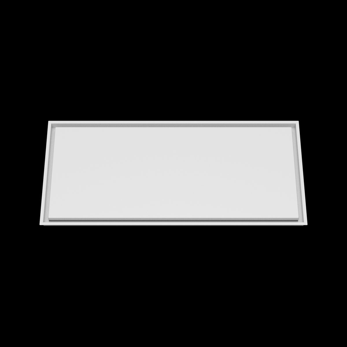 20x43 wall vent cover, front view