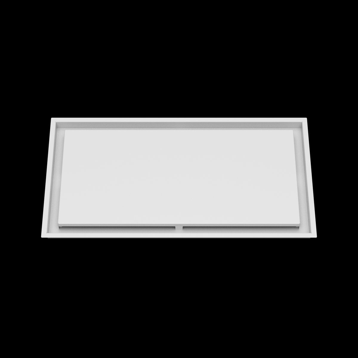 14x27 ceiling vent cover, front view
