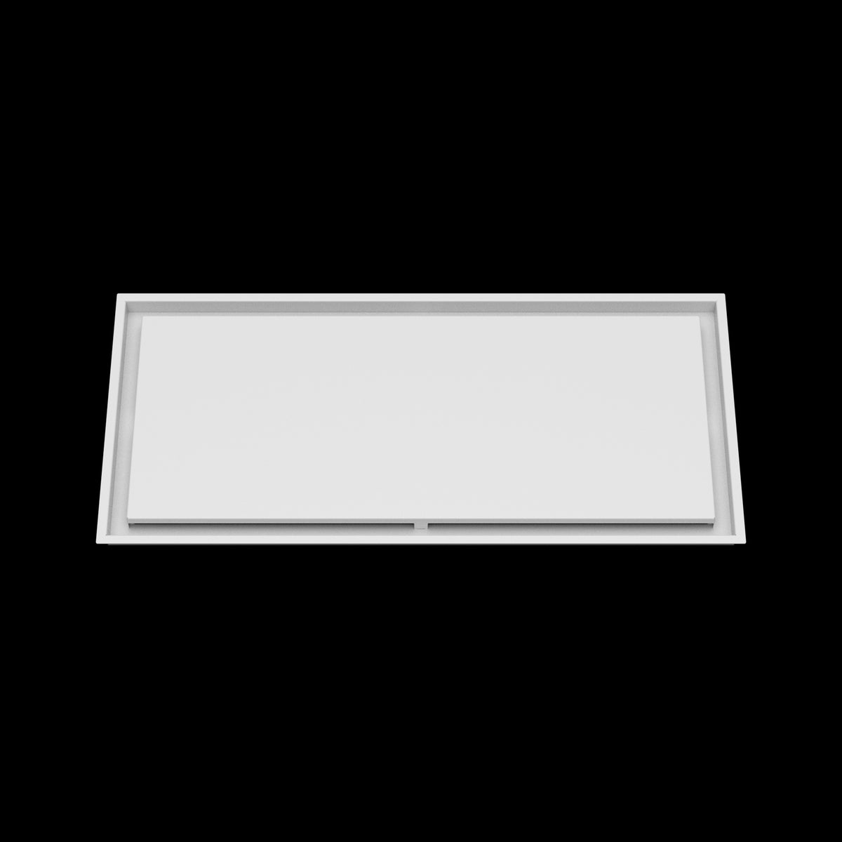 16x35 ceiling vent cover, front view