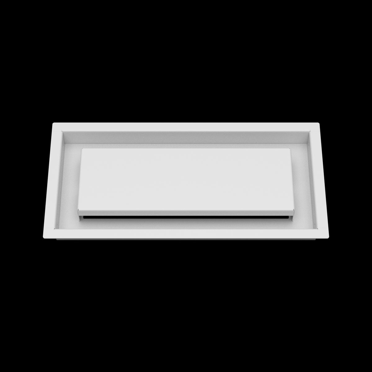 6x13 ceiling vent cover, front view