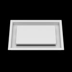 7x11 ceiling vent cover, front view
