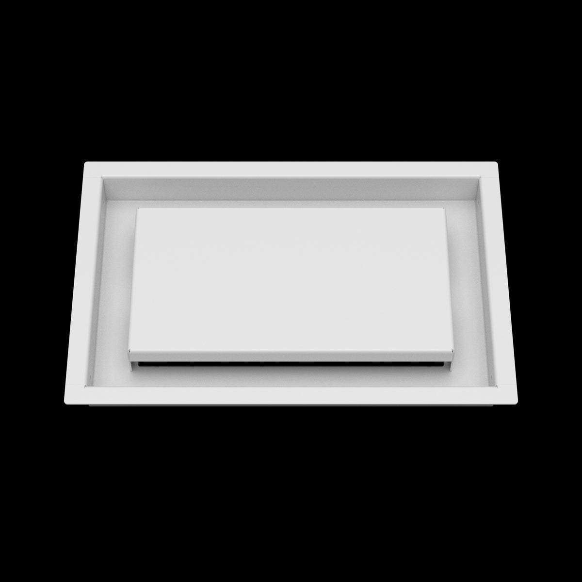 7x11 ceiling vent cover, front view