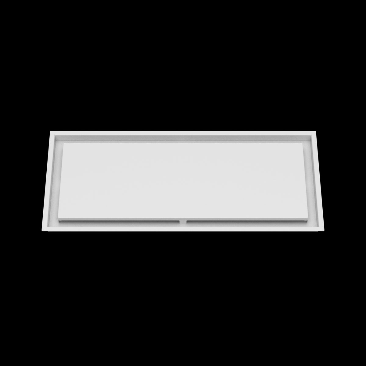 12x29 ceiling vent cover, front view