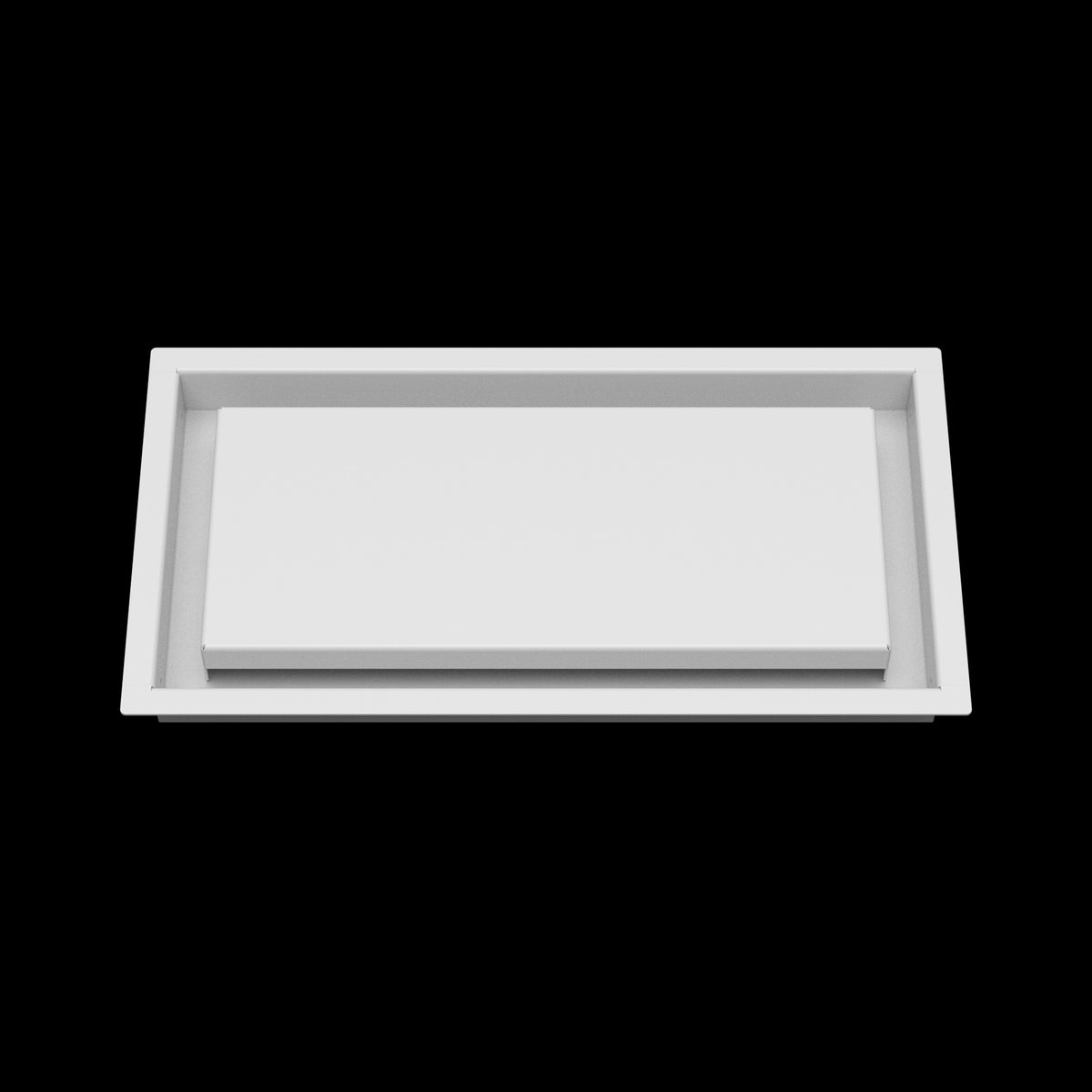 7x14 wall vent cover, front view