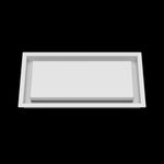 7x14 wall vent cover, front view