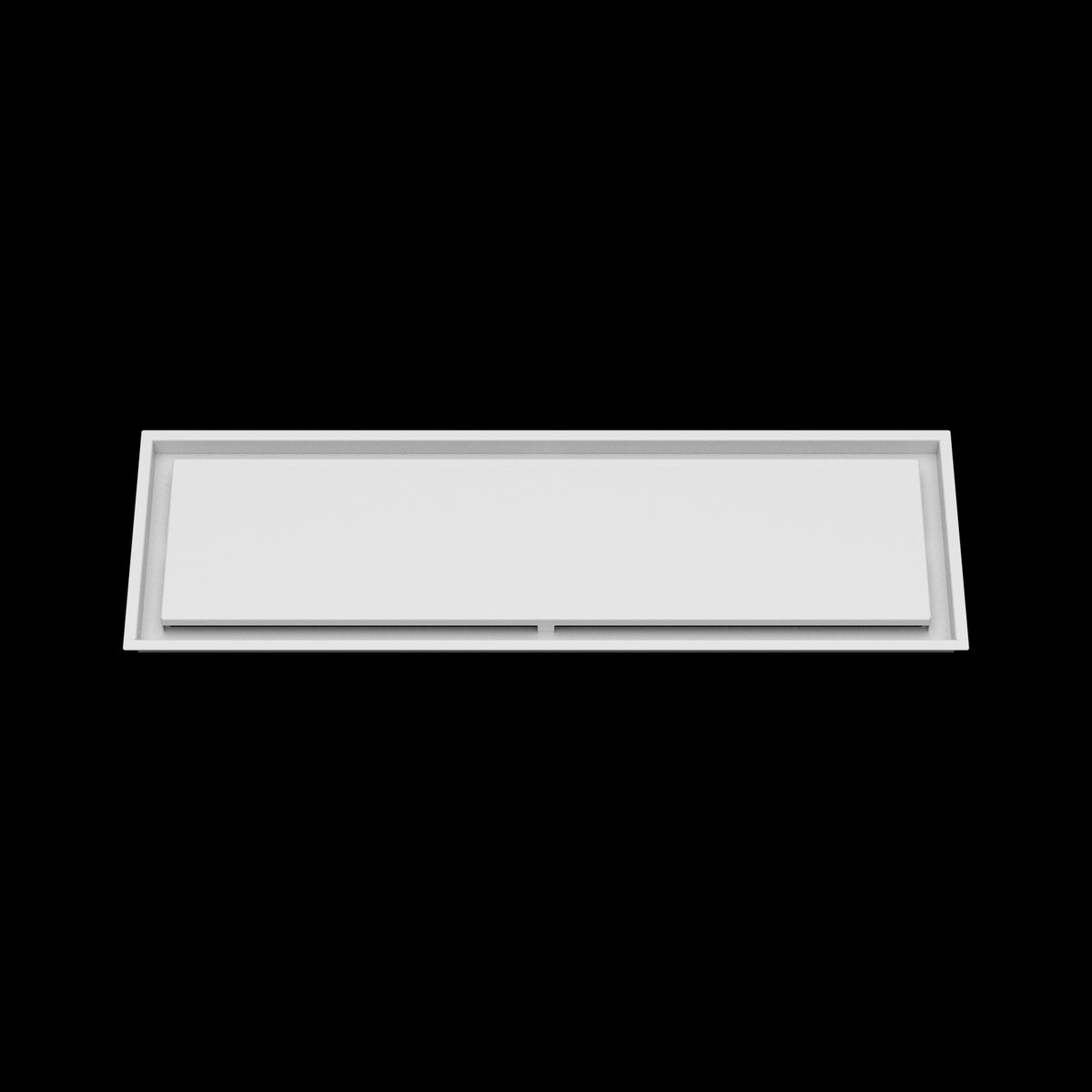 11x37 ceiling vent cover, front view