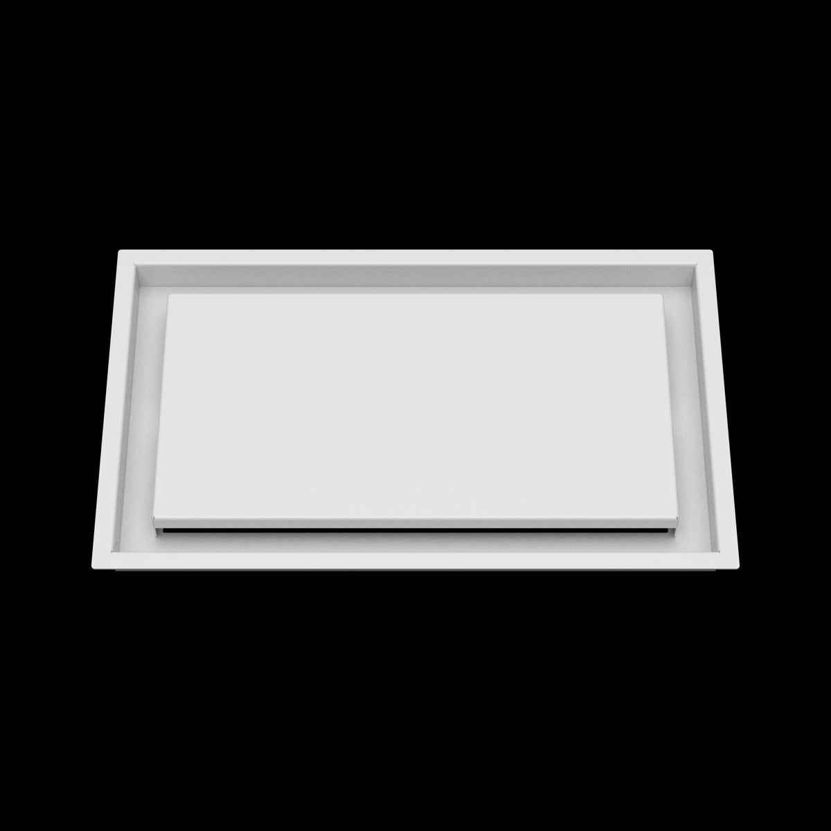 10x17 ceiling vent cover, front view