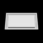 10x17 ceiling vent cover, front view