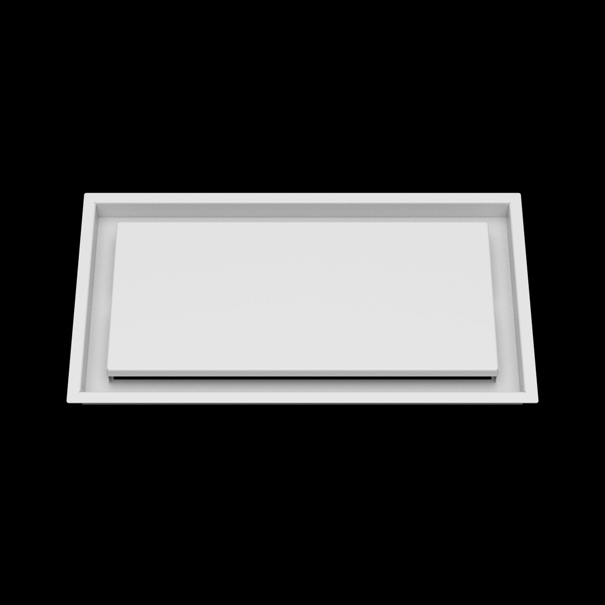 10x19 ceiling vent cover, front view
