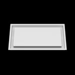 10x19 ceiling vent cover, front view