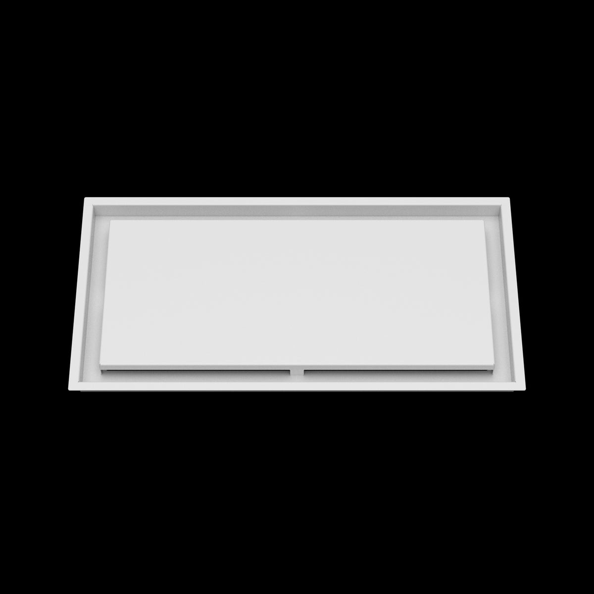 12x24 ceiling vent cover, front view