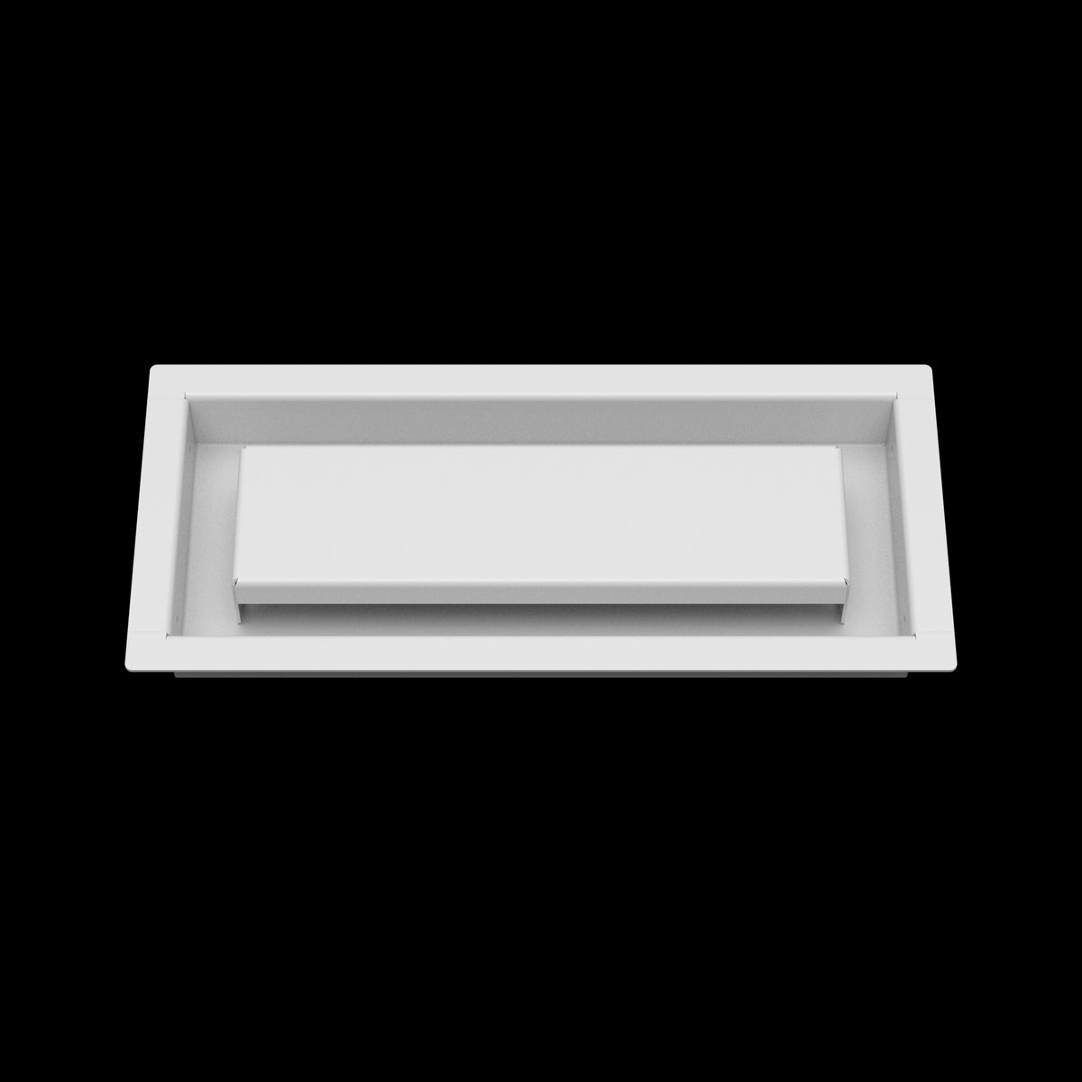 4x10 ceiling vent cover, front view