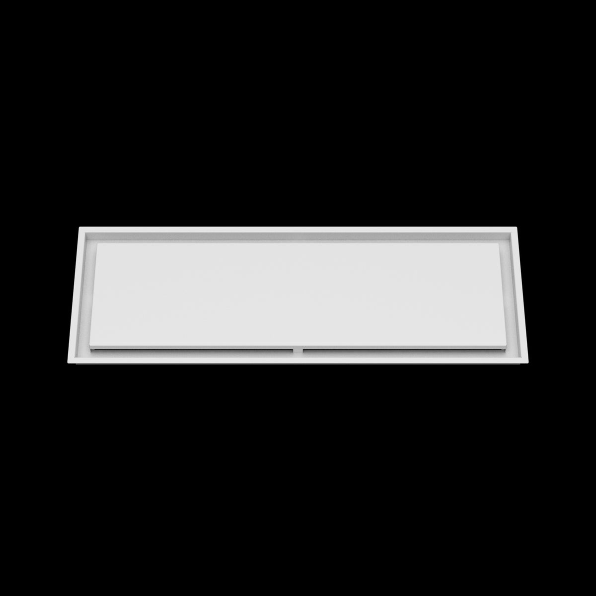 12x35 ceiling vent cover, front view