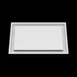 12x19 ceiling vent cover, front view