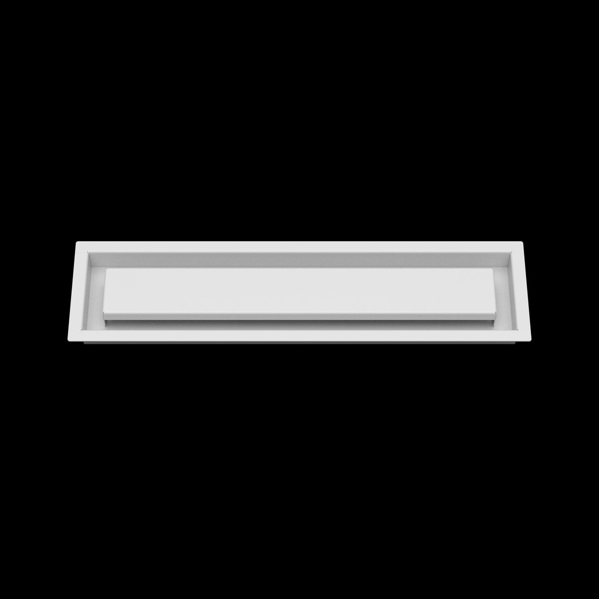 4x18 ceiling vent cover, front view