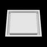 10x11 wall vent cover, front view