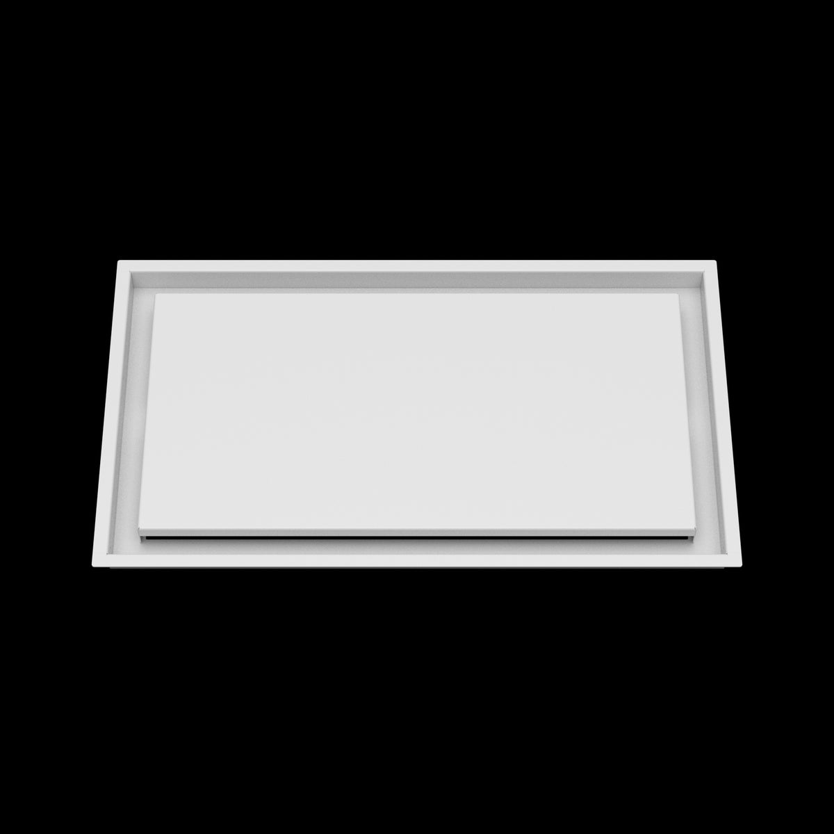 13x23 ceiling vent cover, front view