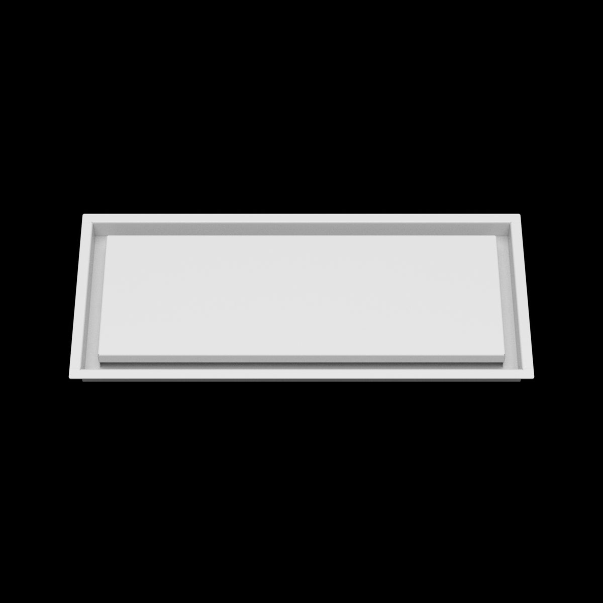 9x22 wall vent cover, front view