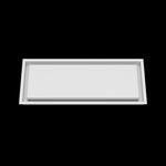 9x22 wall vent cover, front view