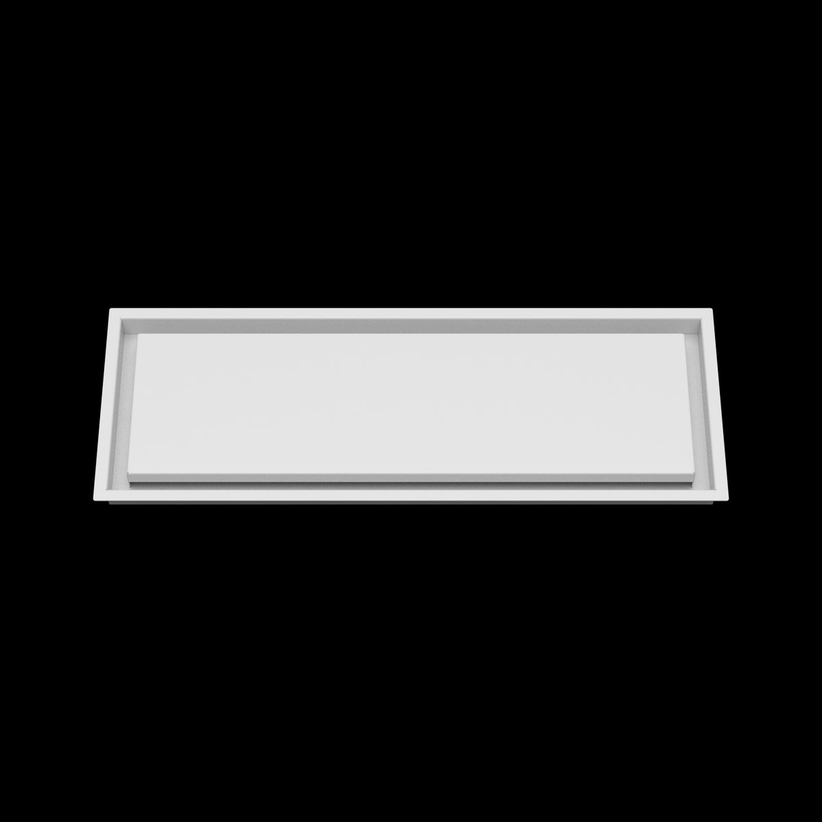 9x26 wall vent cover, front view