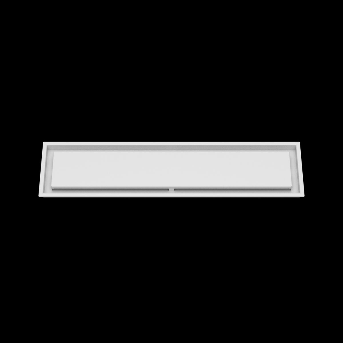 8x35 ceiling vent cover, front view
