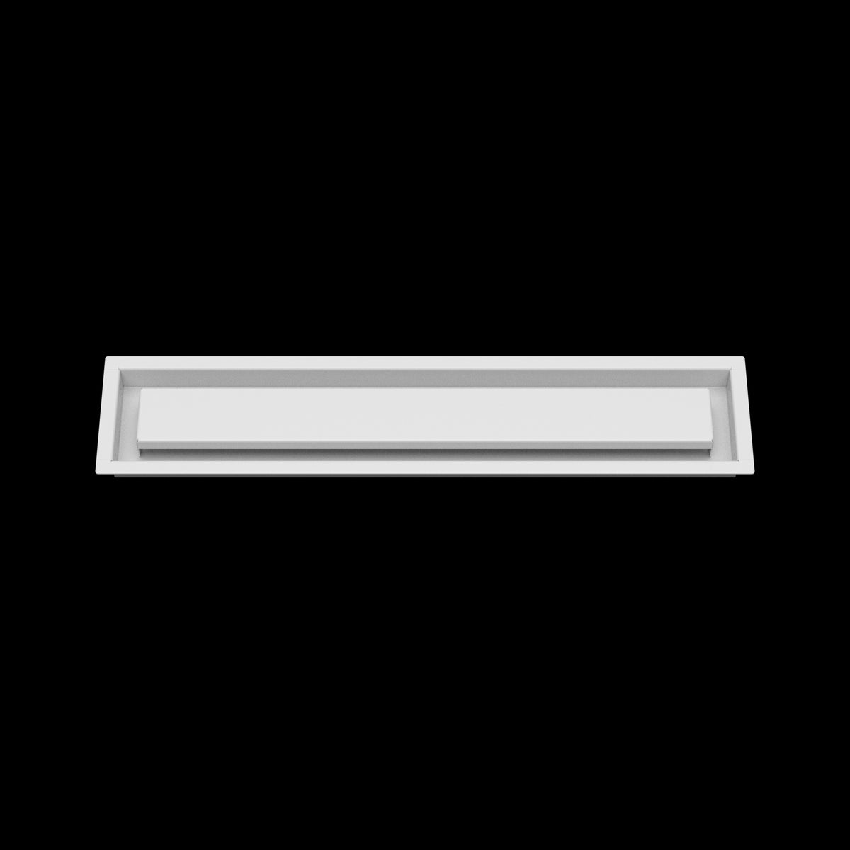 4x22 ceiling vent cover, front view