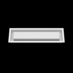 4x15 wall vent cover, front view