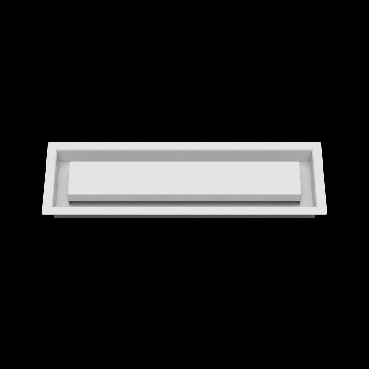 4x15 wall vent cover, front view