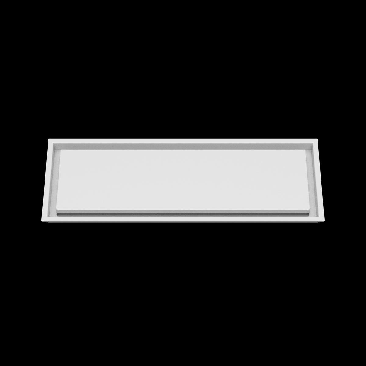 9x27 wall vent cover, front view