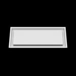 9x22 ceiling vent cover, front view