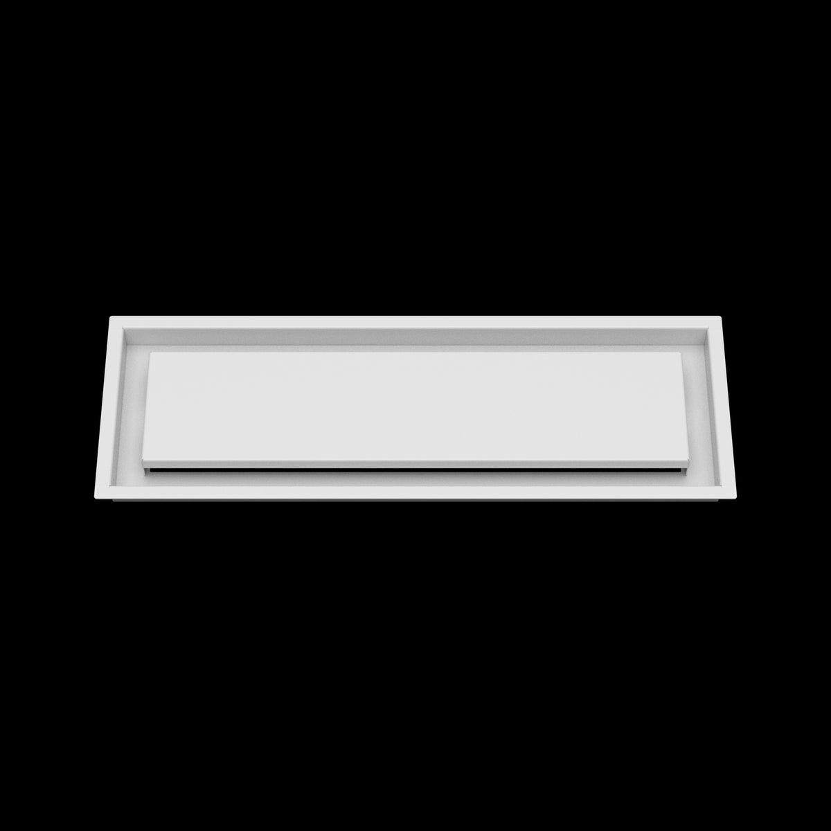 7x22 ceiling vent cover, front view