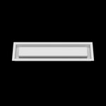 4x17 ceiling vent cover, front view