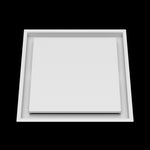 15x15 ceiling vent cover, front view