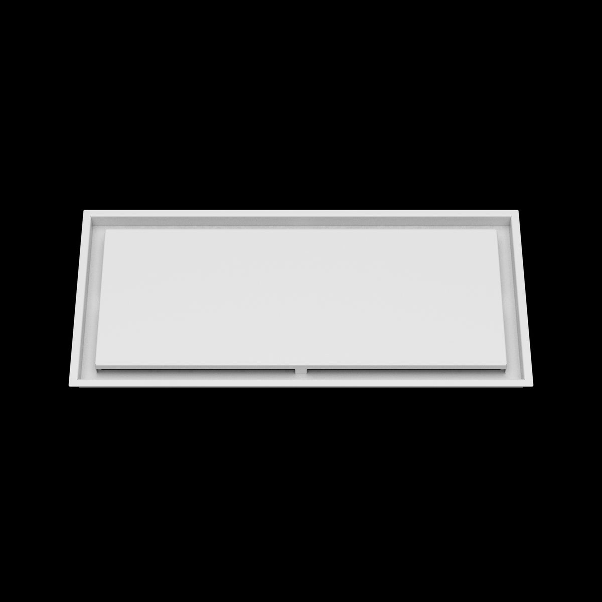 13x29 ceiling vent cover, front view