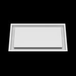 10x18 ceiling vent cover, front view