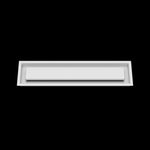 5x22 ceiling vent cover, front view