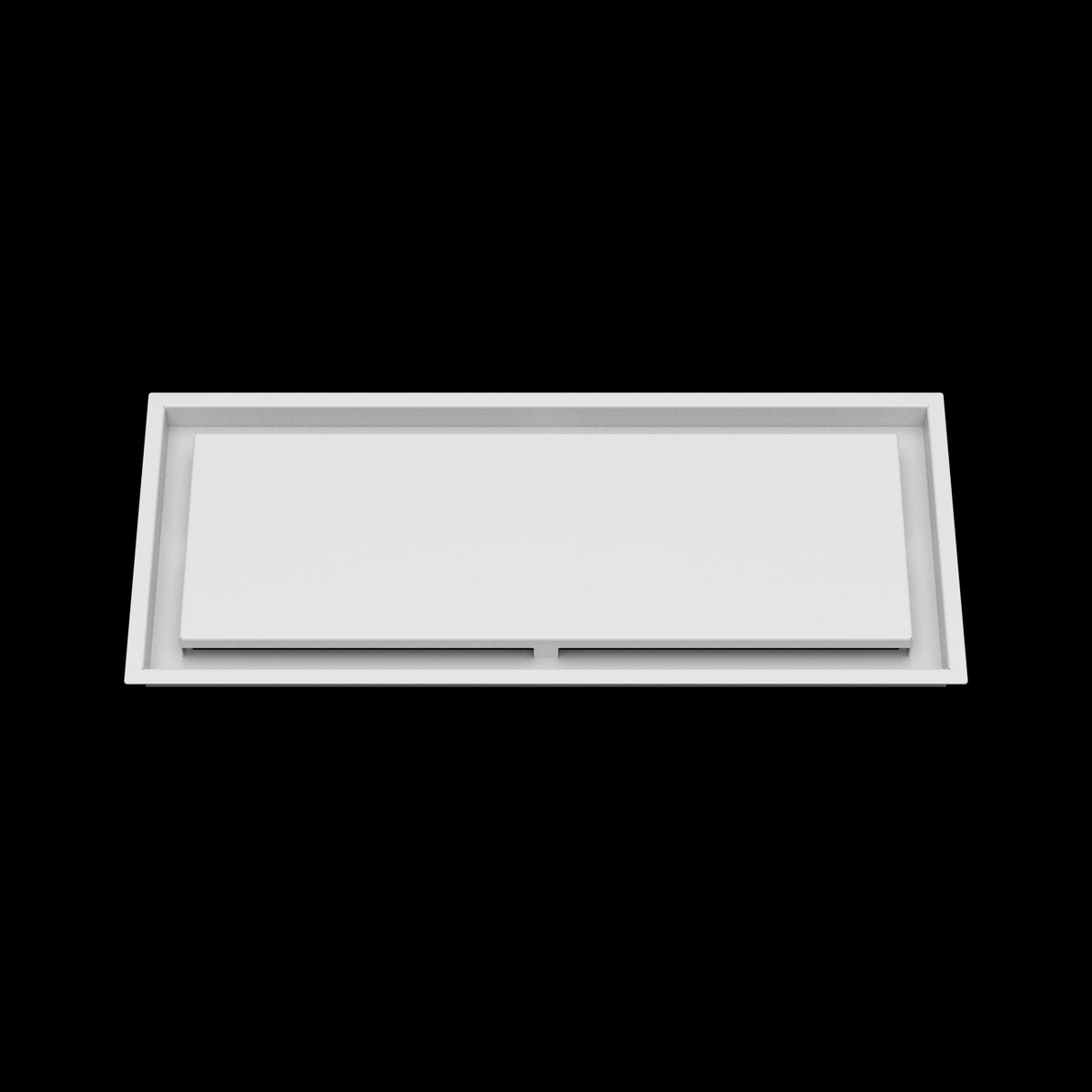 10x25 ceiling vent cover, front view