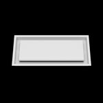8x18 ceiling vent cover, front view