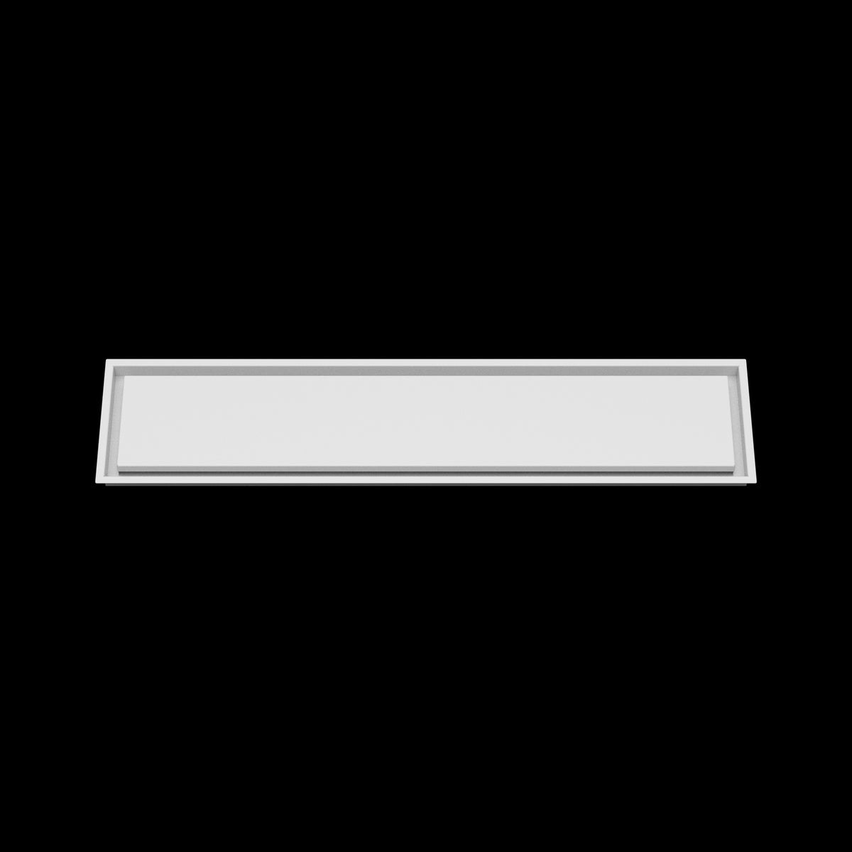 9x43 wall vent cover, front view