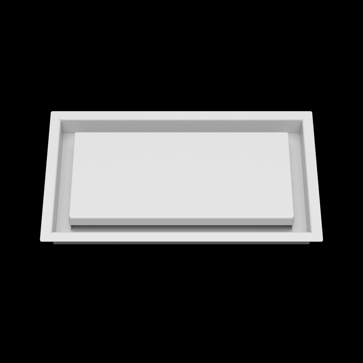 7x13 wall vent cover, front view