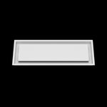 8x23 ceiling vent cover, front view
