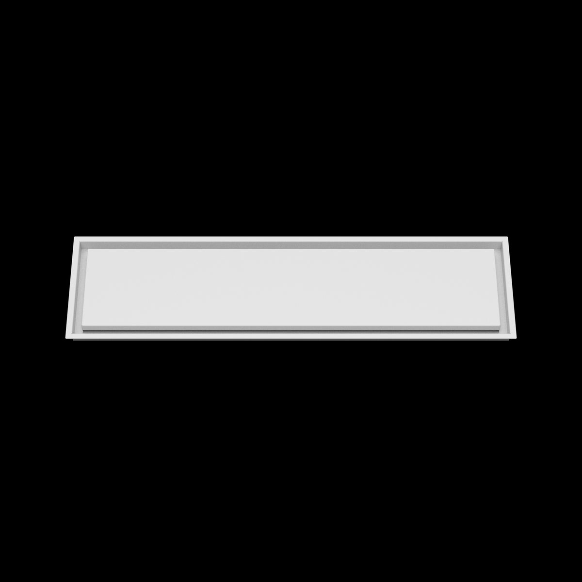 10x39 wall vent cover, front view