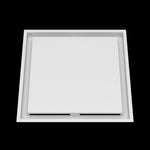 17x17 ceiling vent cover, front view