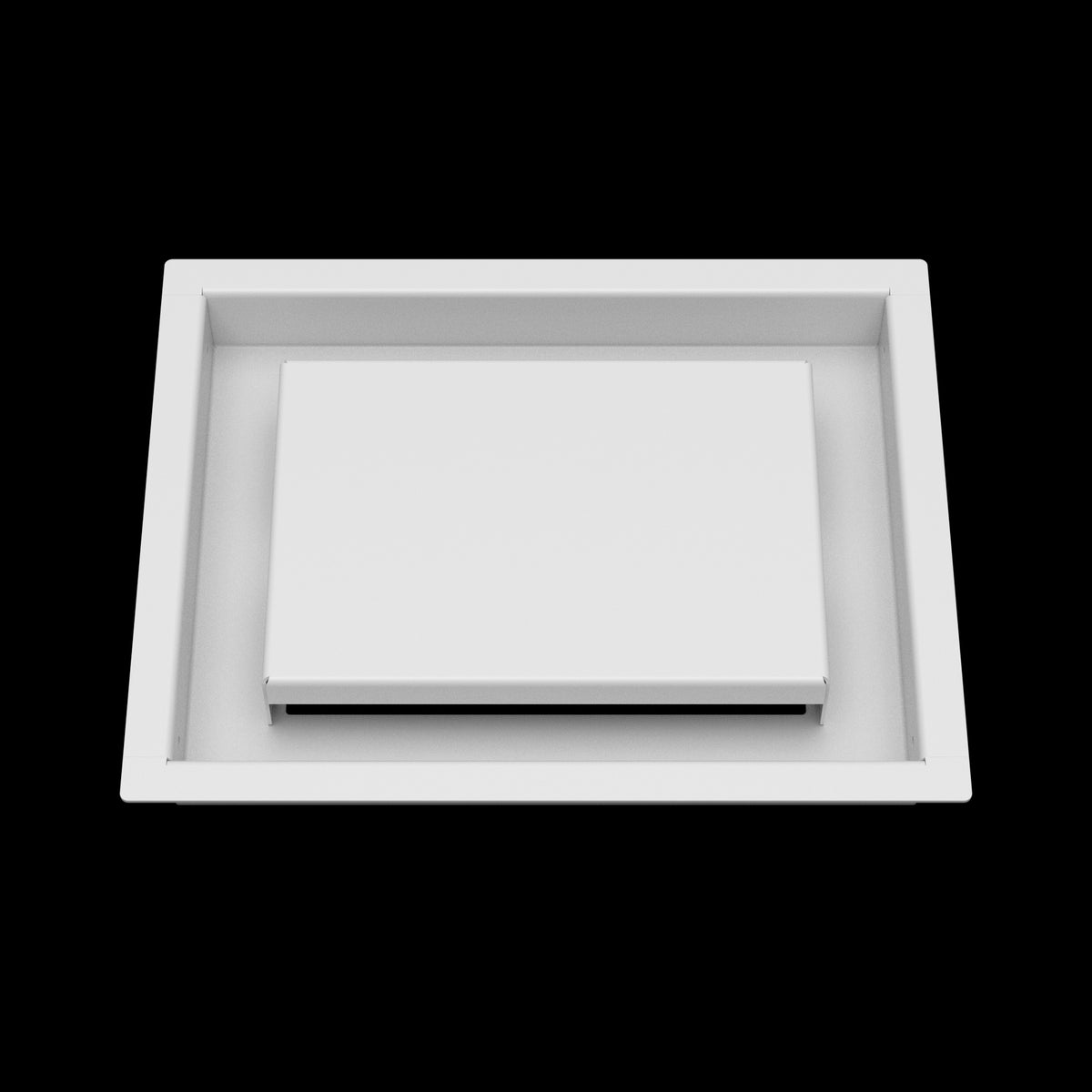 7x9 ceiling vent cover, front view