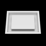 7x9 ceiling vent cover, front view